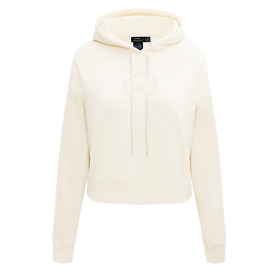 NHL COLORADO AVALANCHE NEUTRAL WOMEN'S CROPPED PULLOVER HOODIE- Med