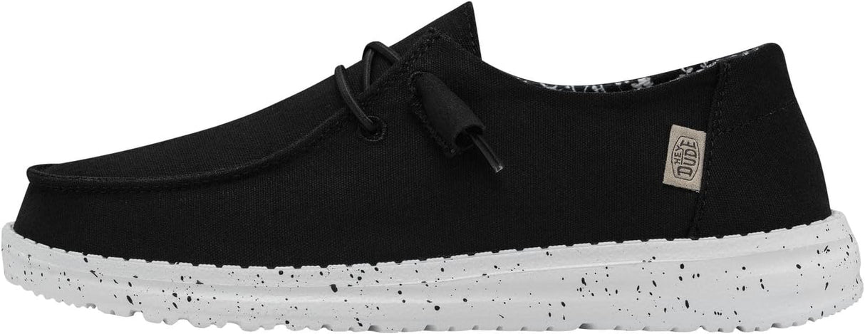 Hey Dude Wendy, Black Odyssey Size:10 Basic | Women's Shoes | Women Slip-on Loafers | Comfortable & Light-Weight