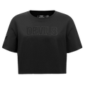 NHL NEW JERSEY DEVILS NEUTRAL WOMEN'S BOXY TEE- SMALL