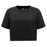 NHL NEW JERSEY DEVILS NEUTRAL WOMEN'S BOXY TEE- SMALL