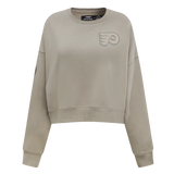 NHL Philadelphia Flyers Neutral Women's Crewneck - Taupe