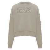 NHL Philadelphia Flyers Neutral Women's Crewneck - Taupe