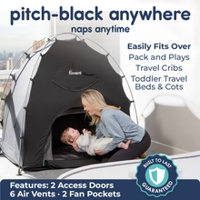 Hiccapop DayDreamer Blackout Tent for Pack 'n Play