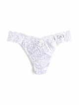 hanky panky I Do Crystal Signature Lace® Original Rise Thong - One Size