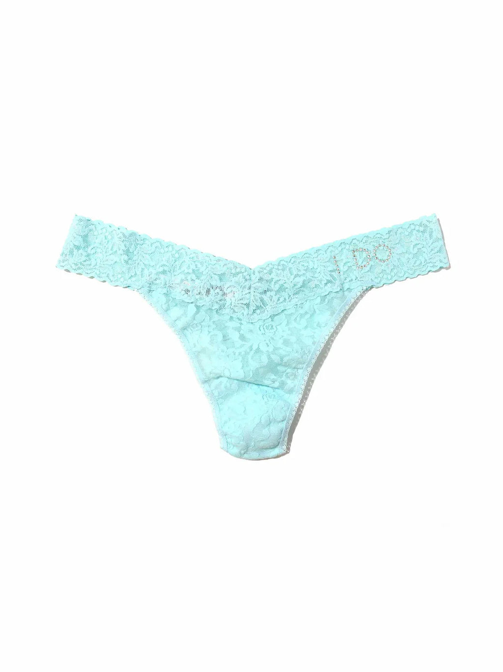 hanky panky I Do Crystal Signature Lace® Original Rise Thong - One Size