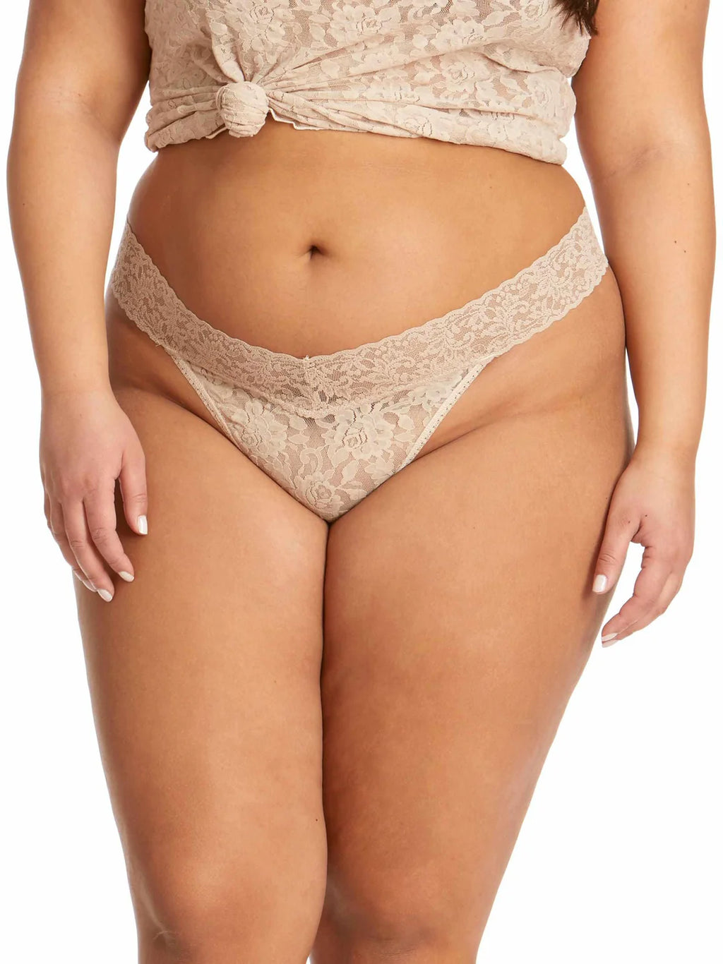 Hanky Panky Signature Lace Original Rise Thong - One Size: 4-14