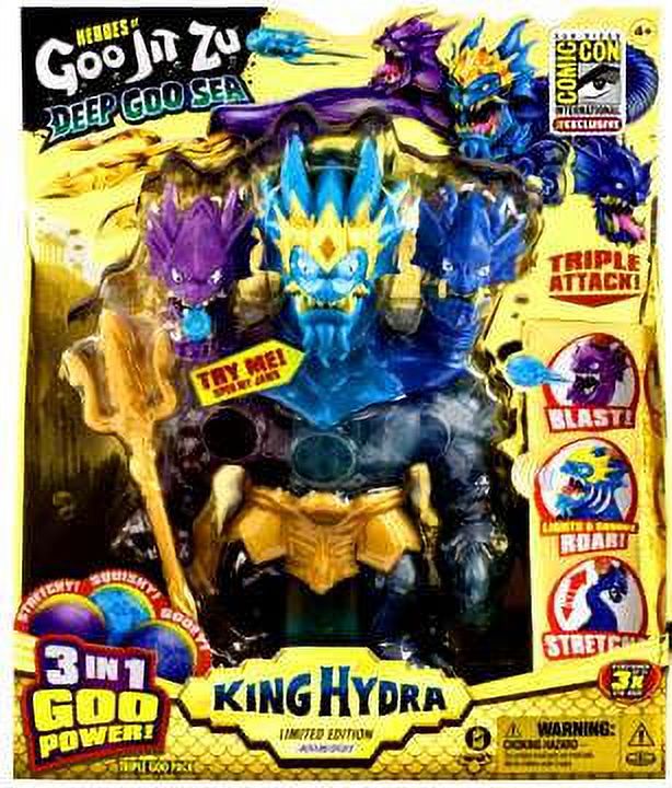 Heros of Goo Jit Zu King Hydra Deep Goo Sea Figure (new, open)