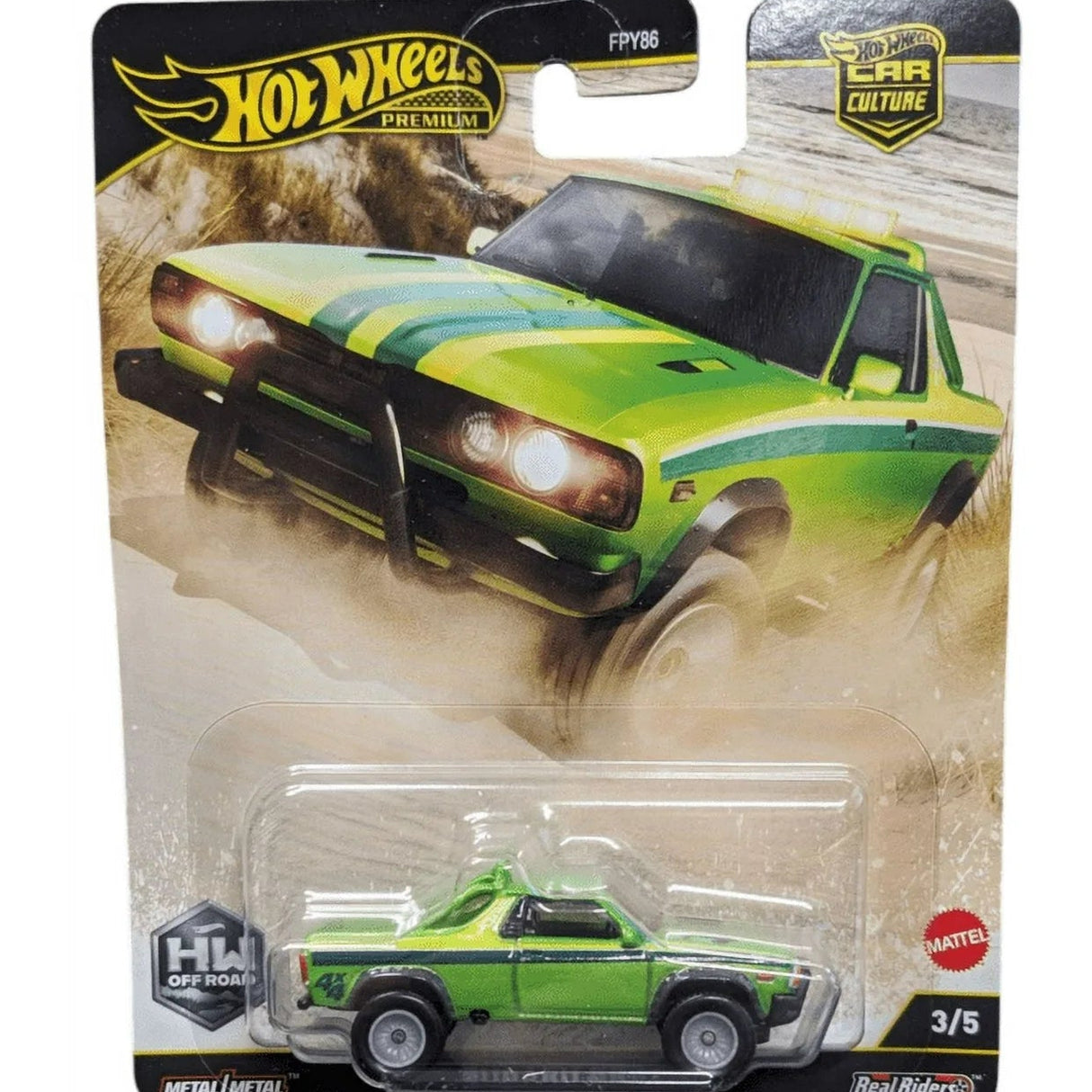 Hot Wheels Premium Car Culture HW Off Road Series Subaru BRAT Real Riders