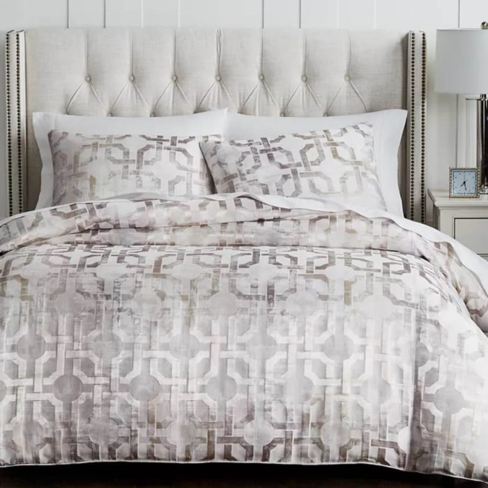 Hotel Collection Fresco 3 Piece King Duvet Set Gold