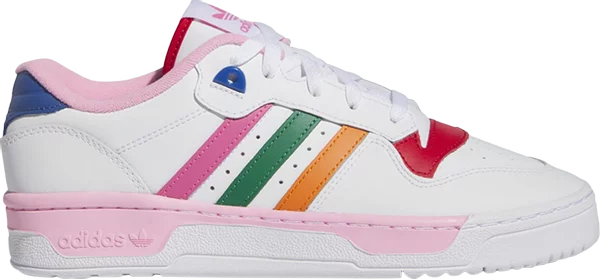 Adidas Originals RIVALRY W SHOES White And Pink ID9762 Size 6 women's