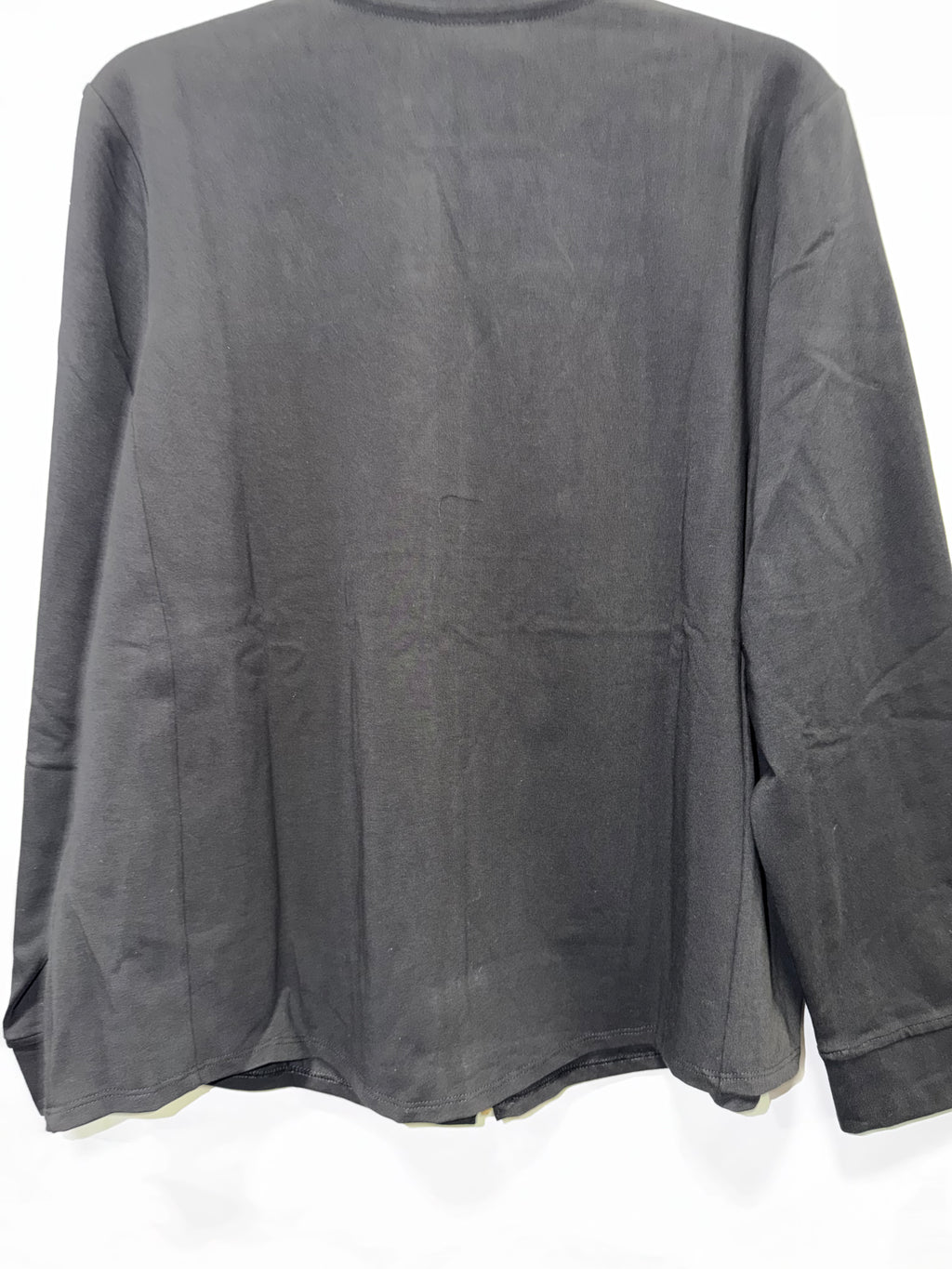 Chico's Weekend collection Cotton Span Zip up Jacket  - Black
