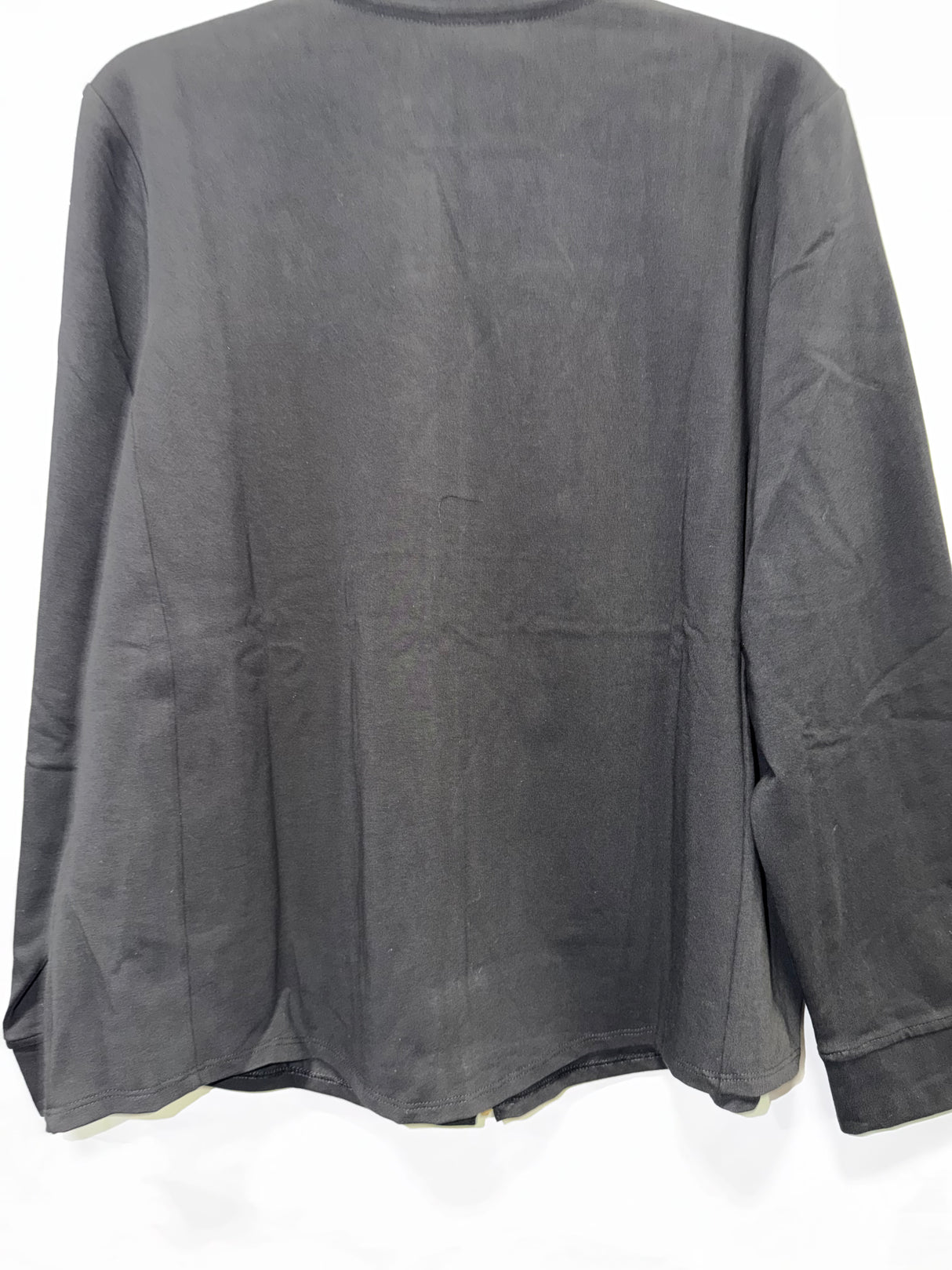 Chico's Weekend collection Cotton Span Zip up Jacket  - Black