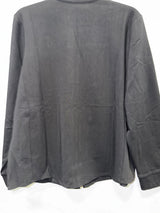 Chico's Weekend collection Cotton Span Zip up Jacket  - Black