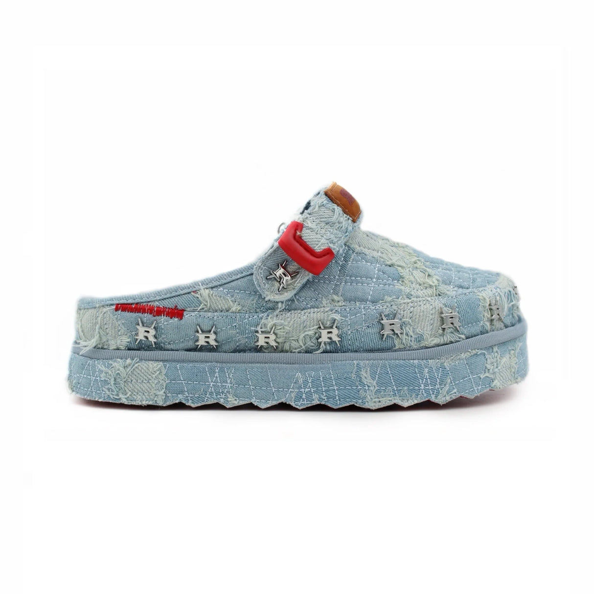 Redrum Denim Co. Boro Denim Mule Size 10