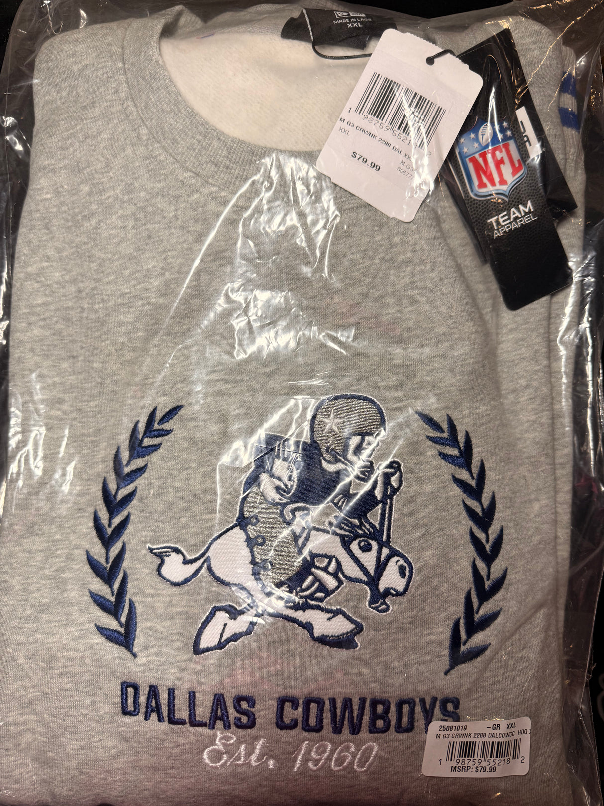 New Era Dallas Cowboys Crewneck - Many Sizes Available!