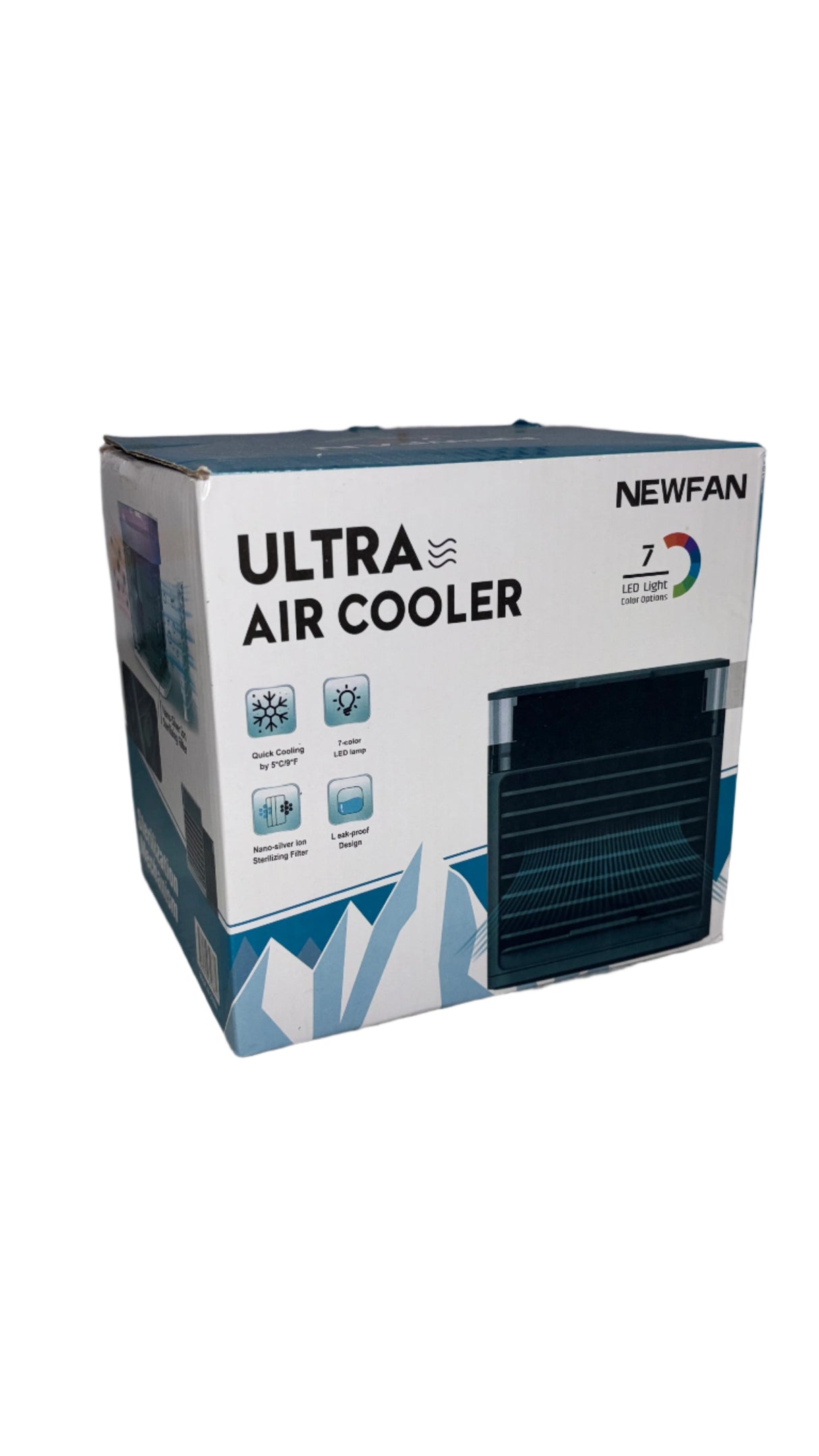 Newfan Ultra Air cooler 7 LED lights (new open box)