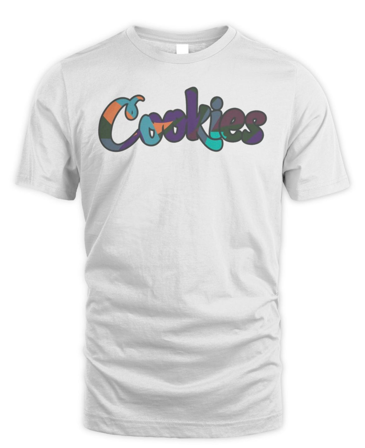 Cookies Sf Fahrenheit Ss Tee-White/Olive- New with Tags