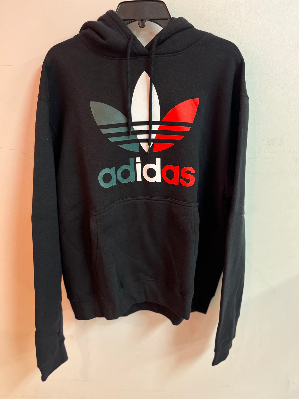 Adidas Adi Trefoil Smu Graphic Hoodie-Black Green Red NEW