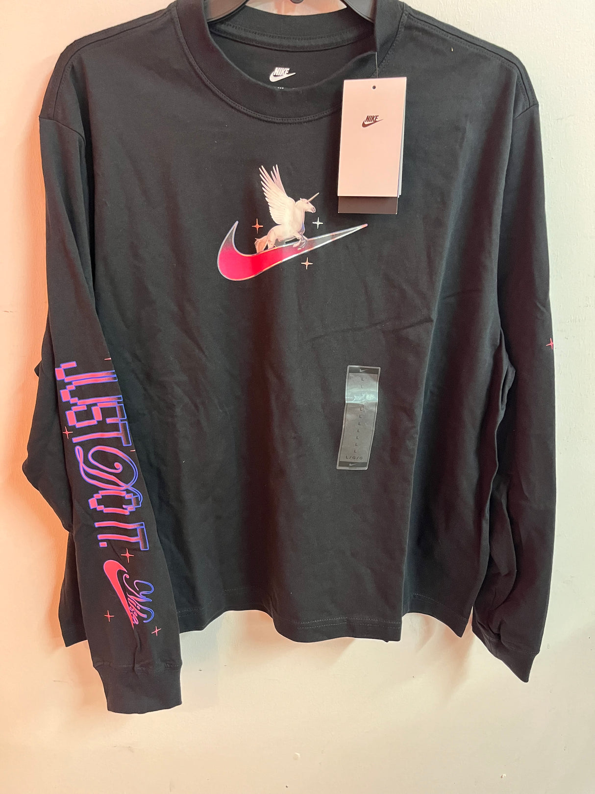 Nike W Nsw Essntl Tee Boxy Lbr-Black NEW