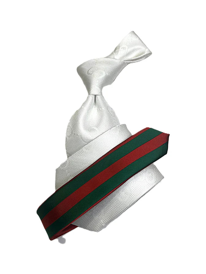 GG Solid 1 | White | Tie & Pocket Square