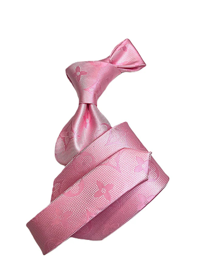 LV Solid 6 | Pink | Tie & Pocket Square