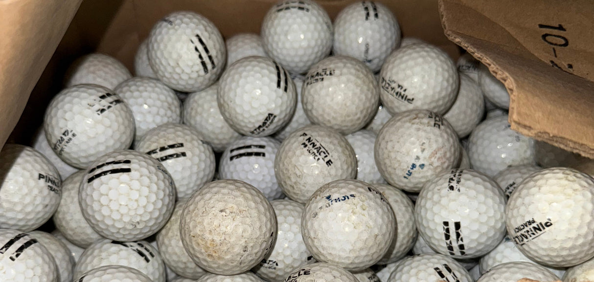100 Count of Well-Loved Golf Balls