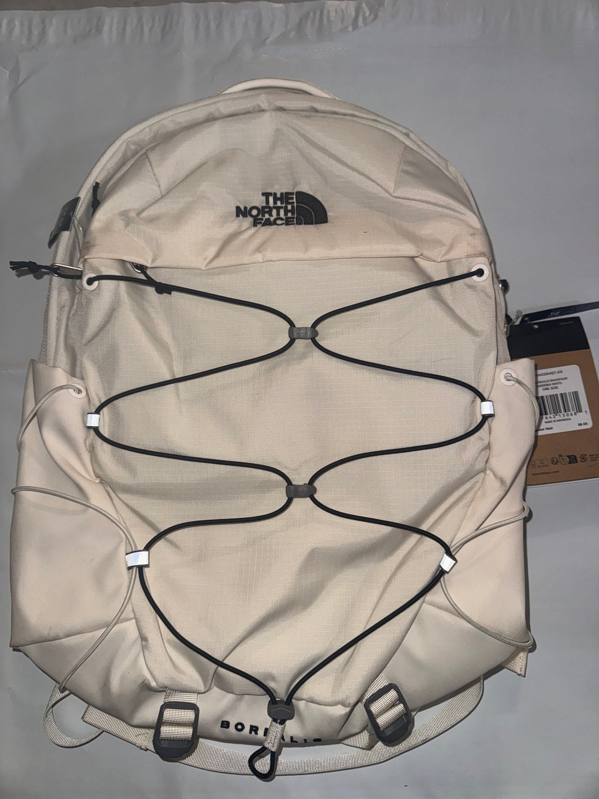 The North Face Women's Borealis Backpack, Gardenia Wht/Blk-NPF, OS