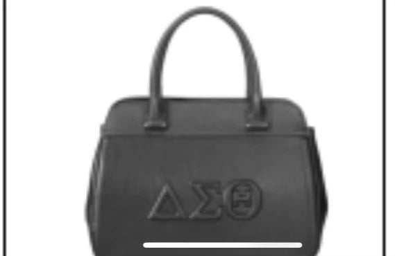 This Is Greek Life Delta Diva Purse, Black