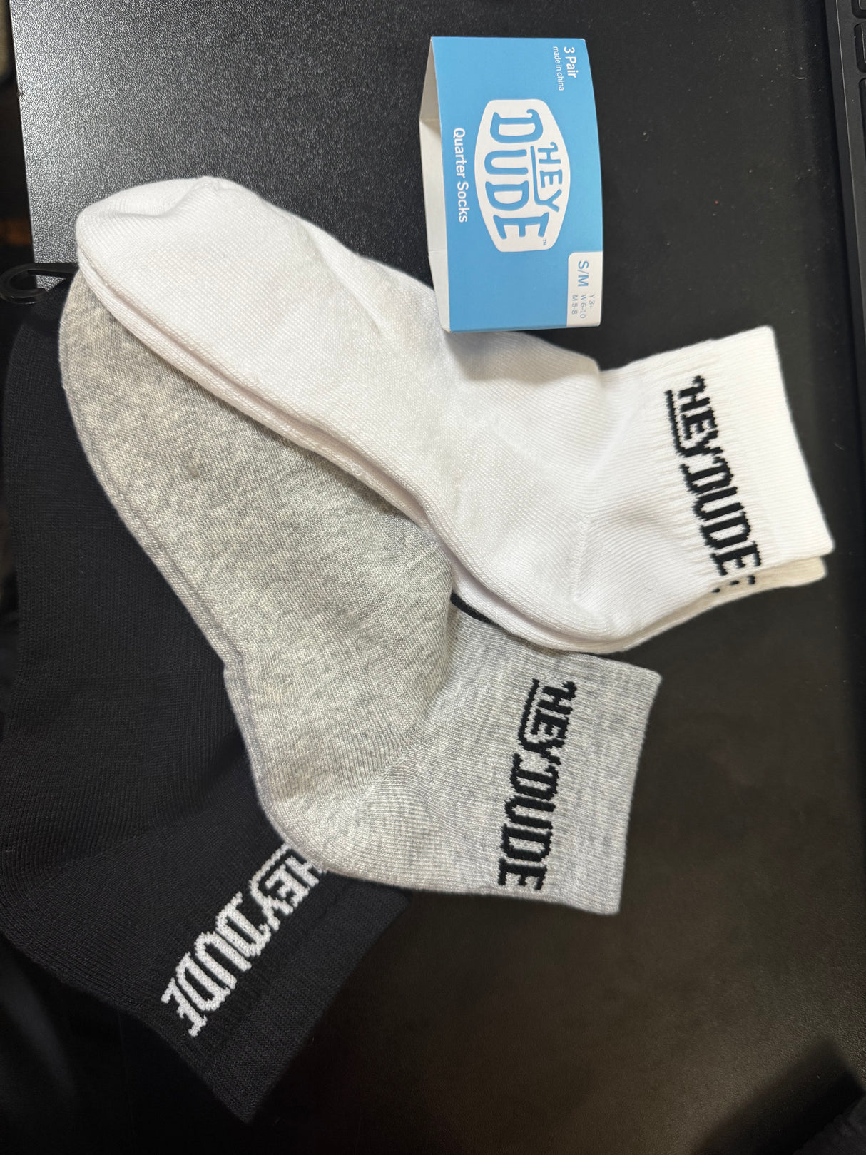 MENS SMALL/ MEDIUM Quarter SOCKS 3 PAIRS