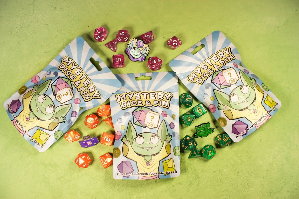 Mystery Dice Goblin-Mystery Dice & Pin Bag 3PK