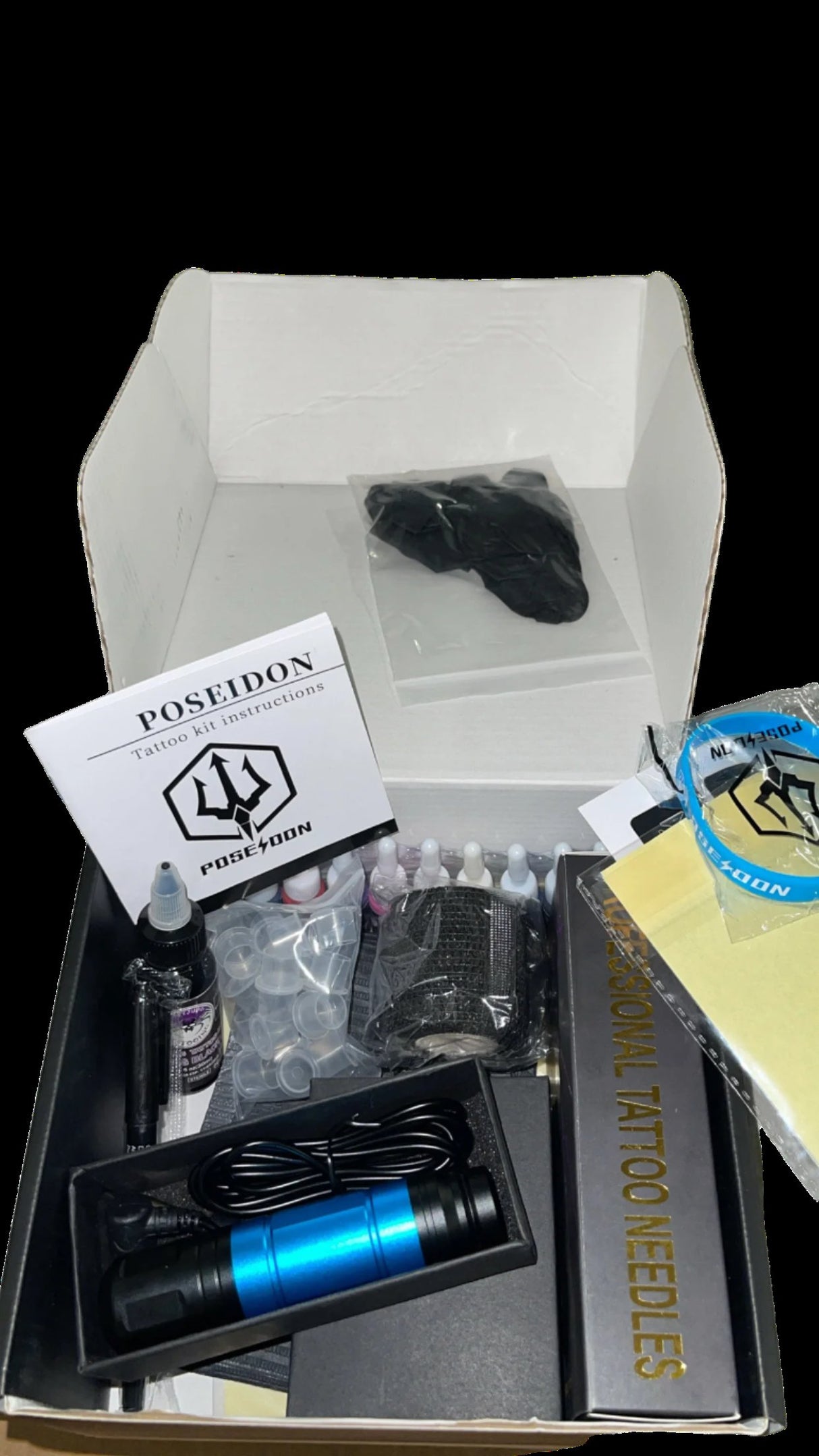 TATTOO PEN MACHINE KIT - POSEIDON OFFICIAL (NEW)