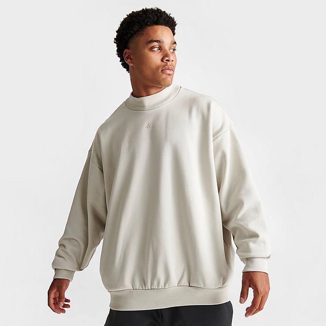 Adidas Fleece Crew - Talc- New with Tags