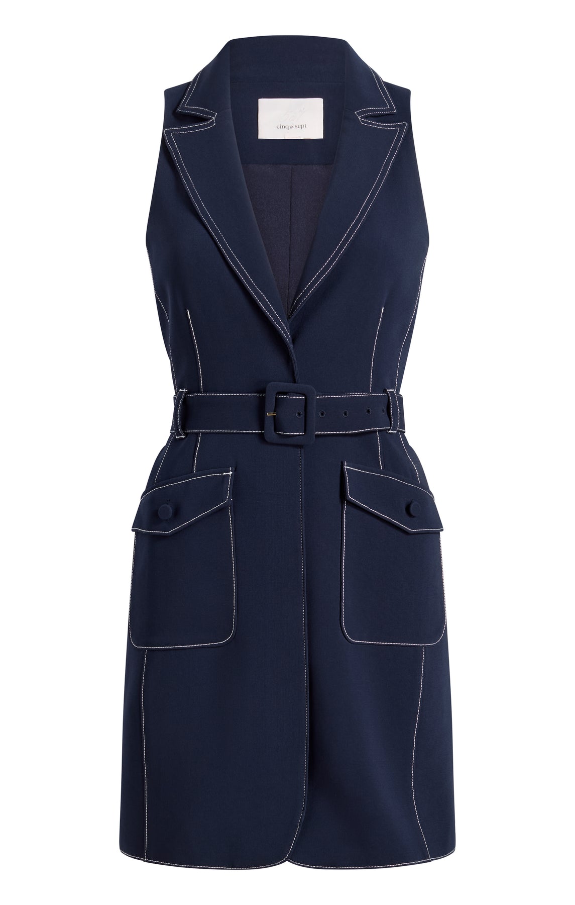 Cinq à Sept Belize Dress Navy/White Size: 0