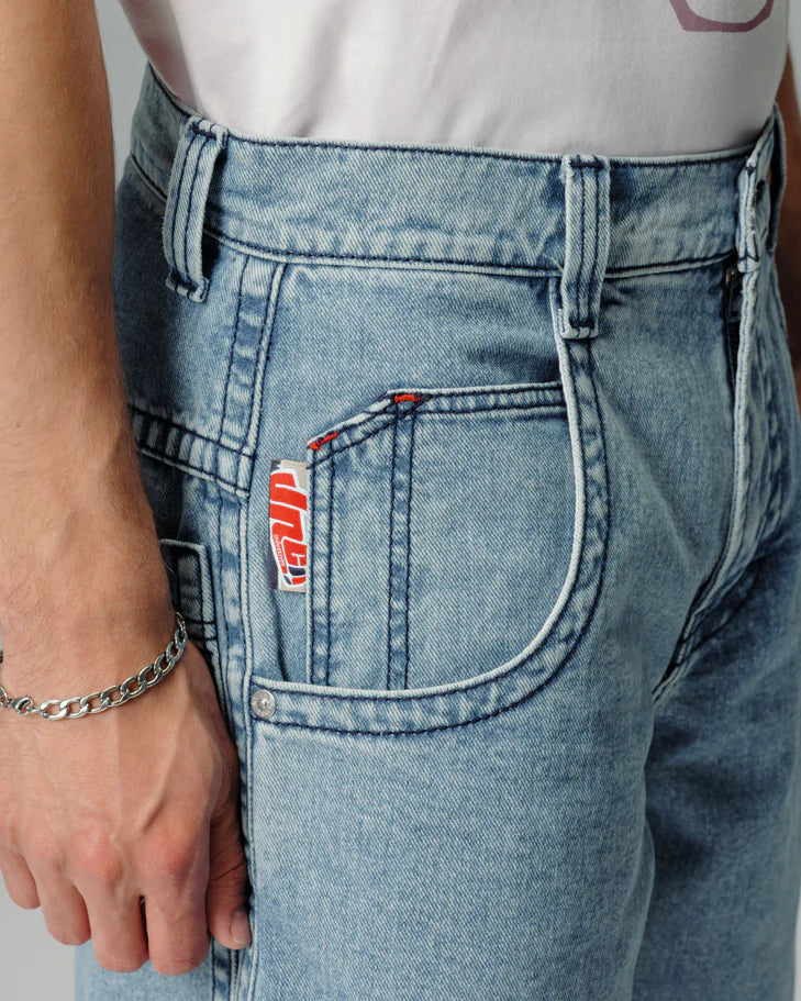 JNCO Destroyer Shorts Antique 14" Inseam Size 32W