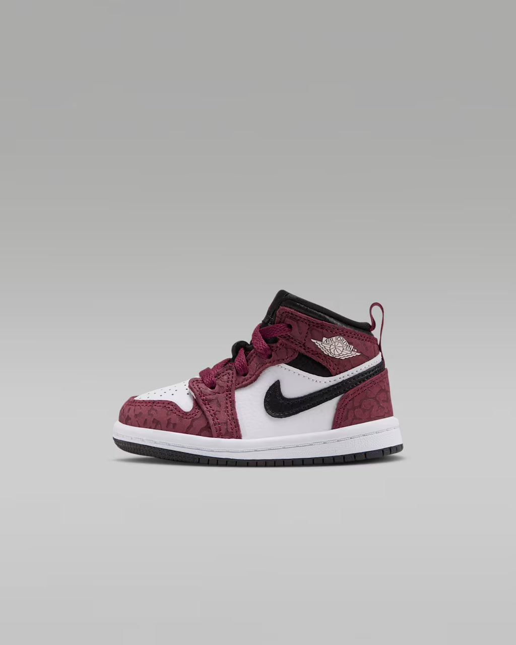 *Nike Jordan 1 Mid SE, Team Red/White-Black, Baby/Toddler 2C