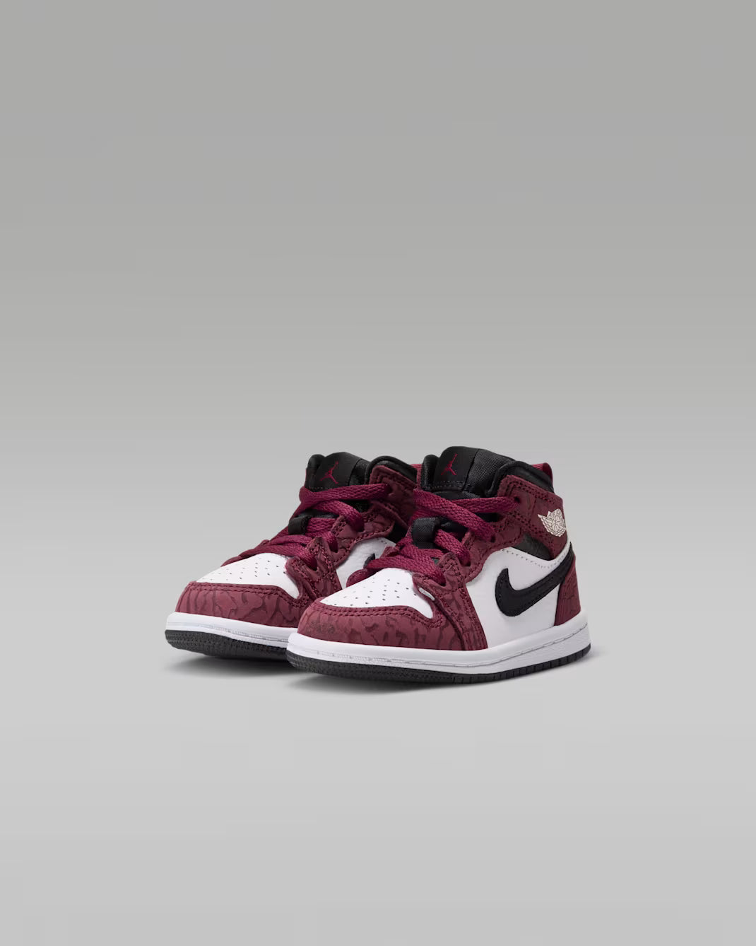 *Nike Jordan 1 Mid SE, Team Red/White-Black, Baby/Toddler 2C