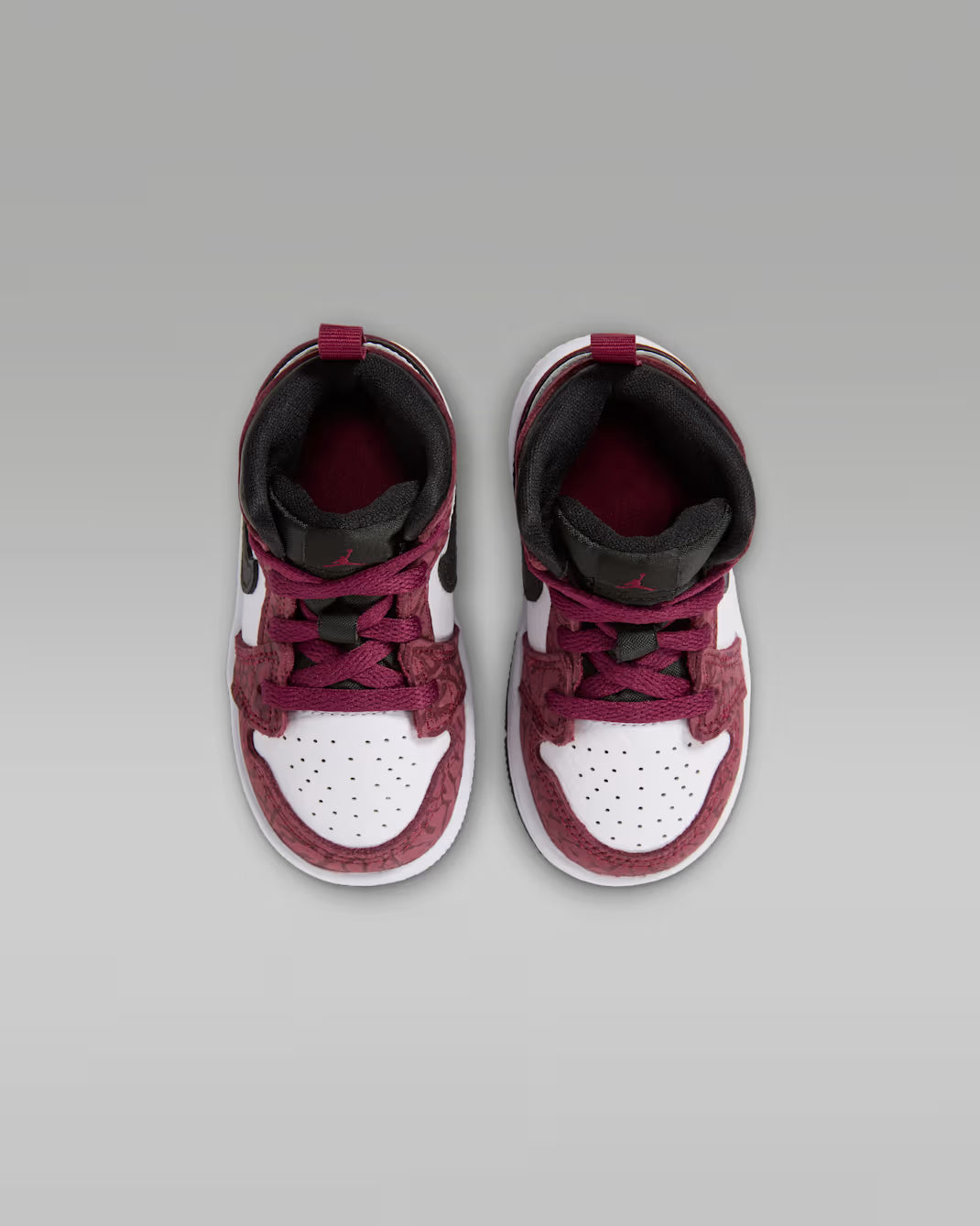 *Nike Jordan 1 Mid SE, Team Red/White-Black, Baby/Toddler 2C