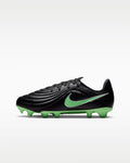 *Nike Jr. Tiempo Maestro Academy, Black/Illusion Green Black, Kids' 3Y
