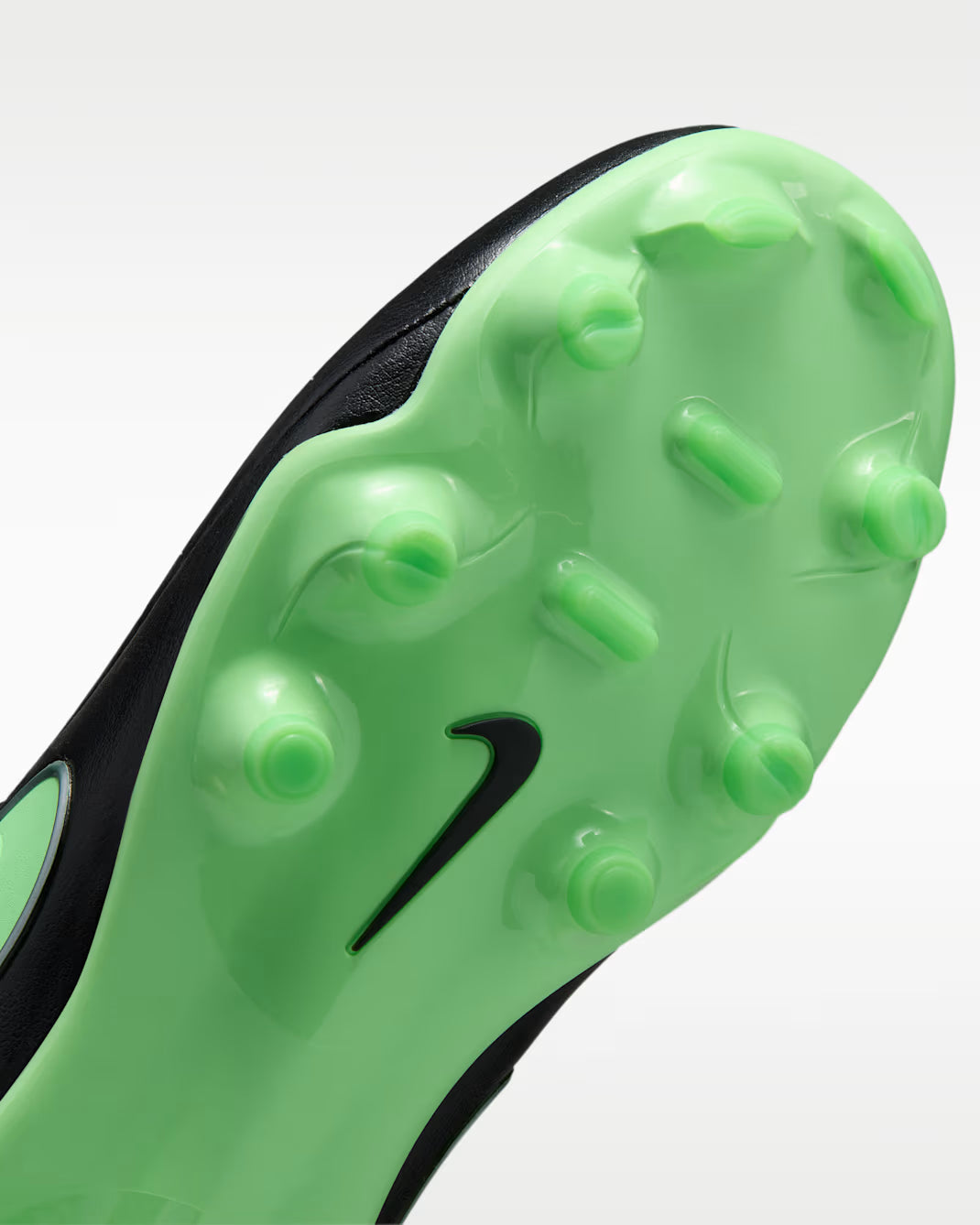 *Nike Jr. Tiempo Maestro Academy, Black/Illusion Green Black, Kids' 3Y