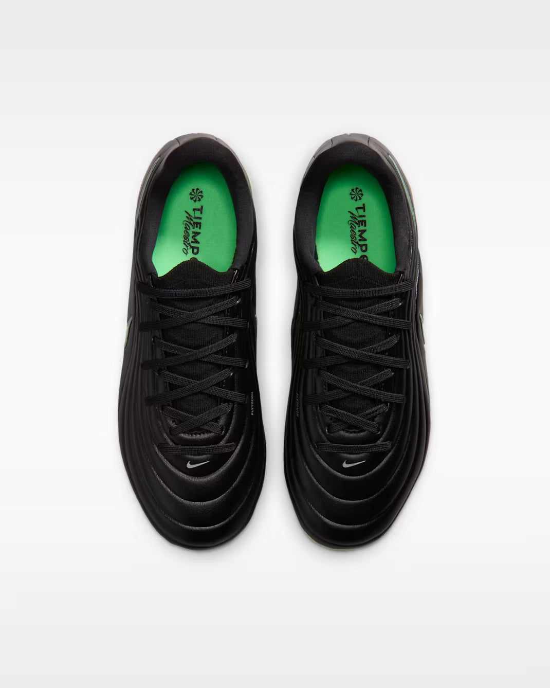 *Nike Jr. Tiempo Maestro Academy, Black/Illusion Green Black, Kids' 3Y