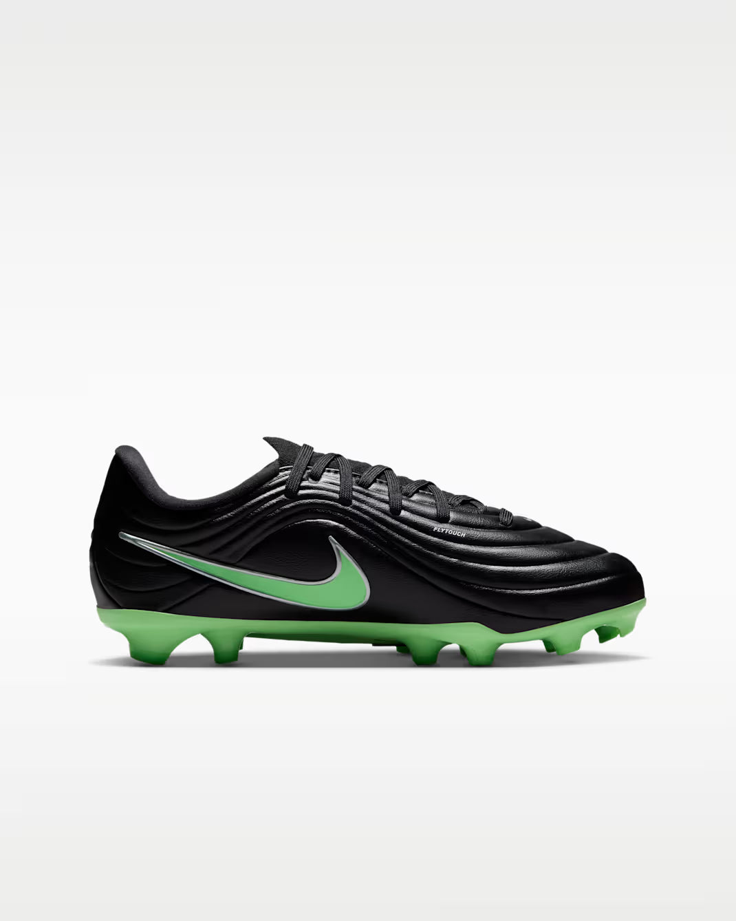 *Nike Jr. Tiempo Maestro Academy, Black/Illusion Green Black, Kids' 3Y