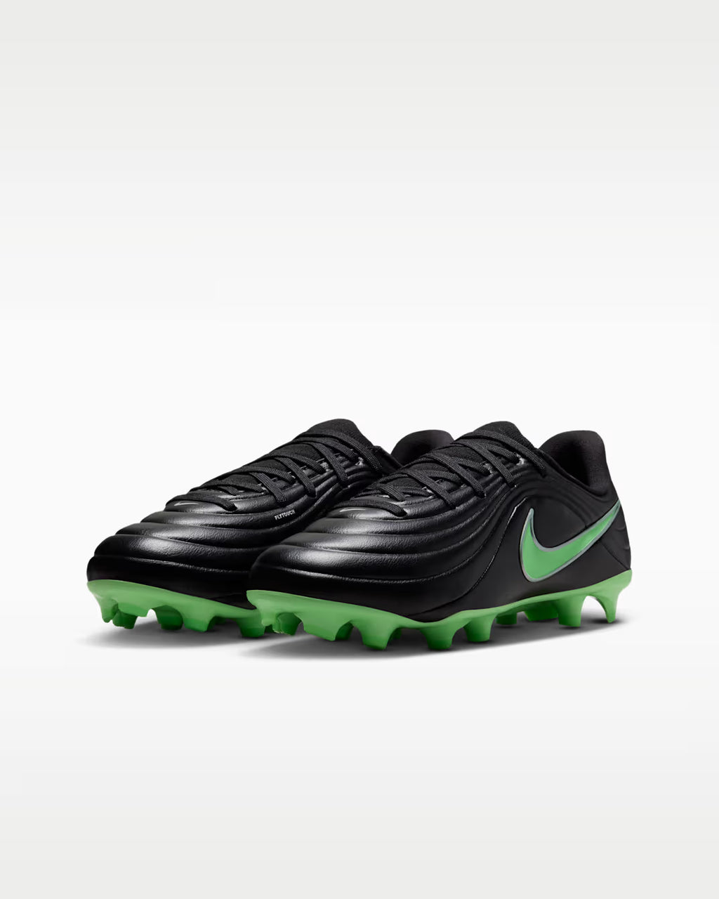 *Nike Jr. Tiempo Maestro Academy, Black/Illusion Green Black, Kids' 3Y
