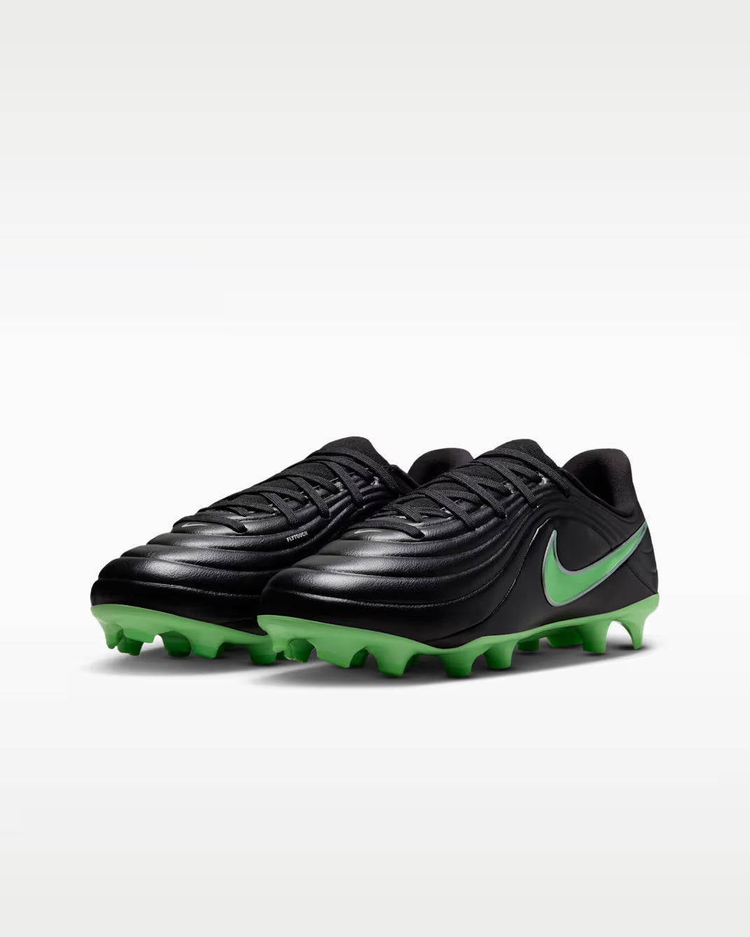 *Nike Jr. Tiempo Maestro Academy, Black/Illusion Green Black, Kids' 3Y
