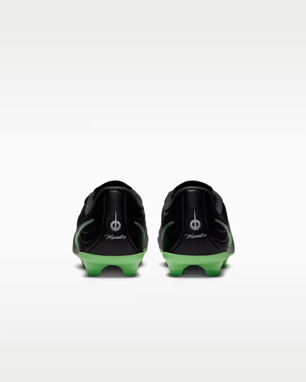 *Nike Jr. Tiempo Maestro Academy, Black/Illusion Green Black, Kids' 3Y