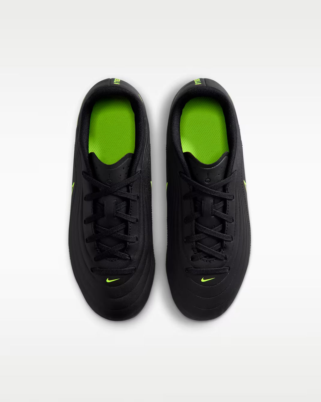 *Nike Jr. Tiempo Maestro Club, Black/Volt/Black, Kids' 5Y