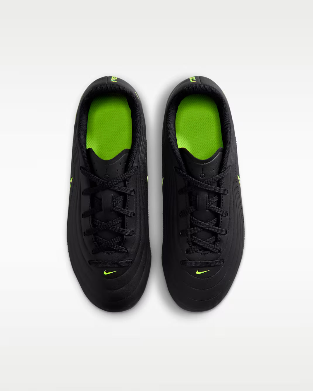 *Nike Jr. Tiempo Maestro Club, Black/Volt/Black, Kids' 5Y