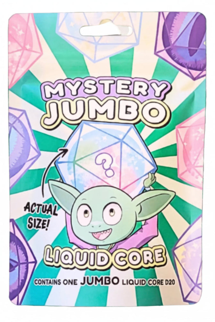 MYSTERY DICE GOBLIN - Mystery Jumbo Liquid Core Bag - Contains One Jumbo Liquid Core D20