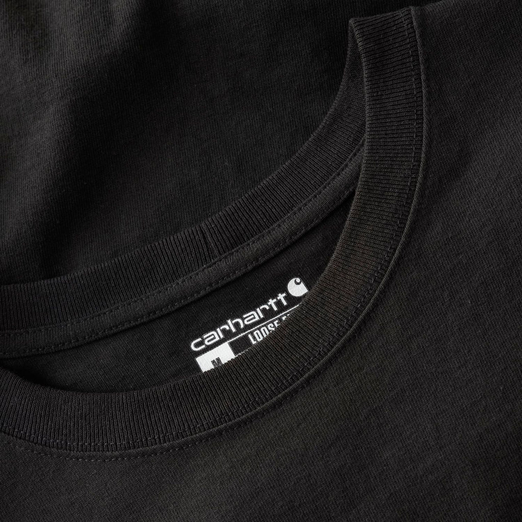 *Carhartt Mens' Iconic K87 Pocket T-Shirt, Black, Medium
