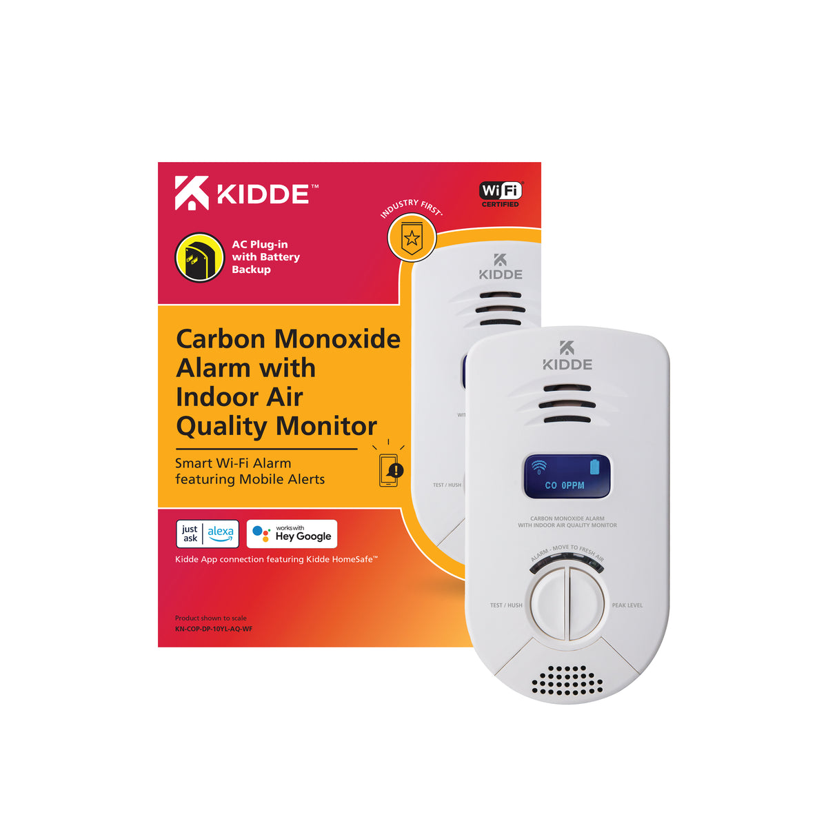 Carbon Monoxide Alarm with Indoor Air Quality Monitor