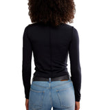FREE PEOPLE Kenzie Long Sleeve - Black